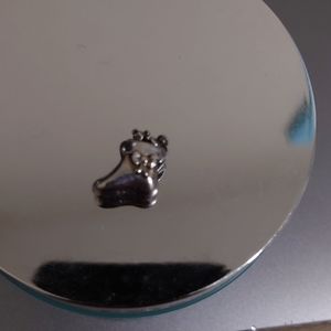 Pandora Santa's stocking sterling silver charm